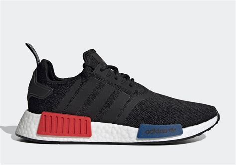 adidas nmd r1 primeknit schwarz rot blau|Adidas originals NMD r1 usa.